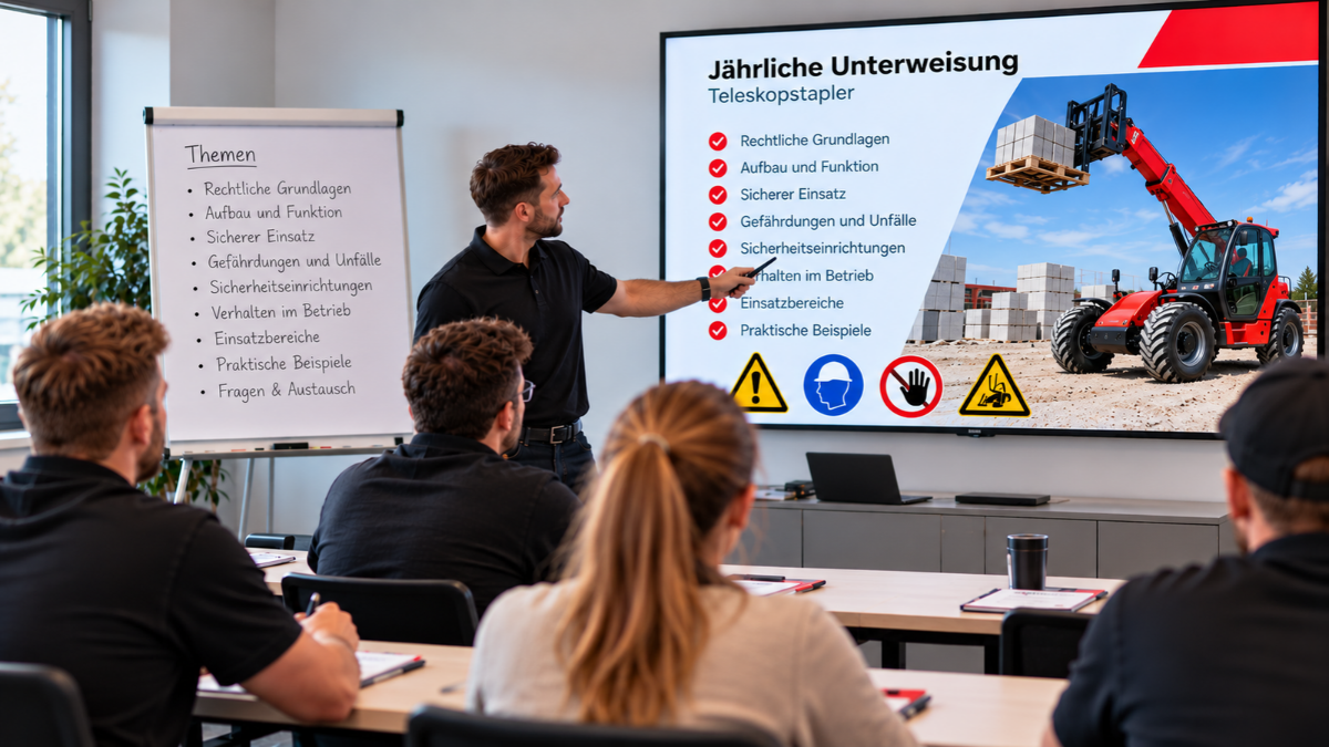Jährliche Unterweisung Teleskopstpaler – Bild 1