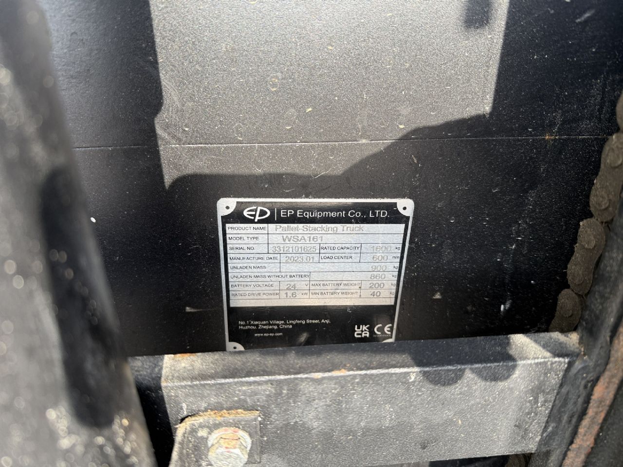EP WSA161 Hochhubwagen – Nr. G011453 – Bild 5