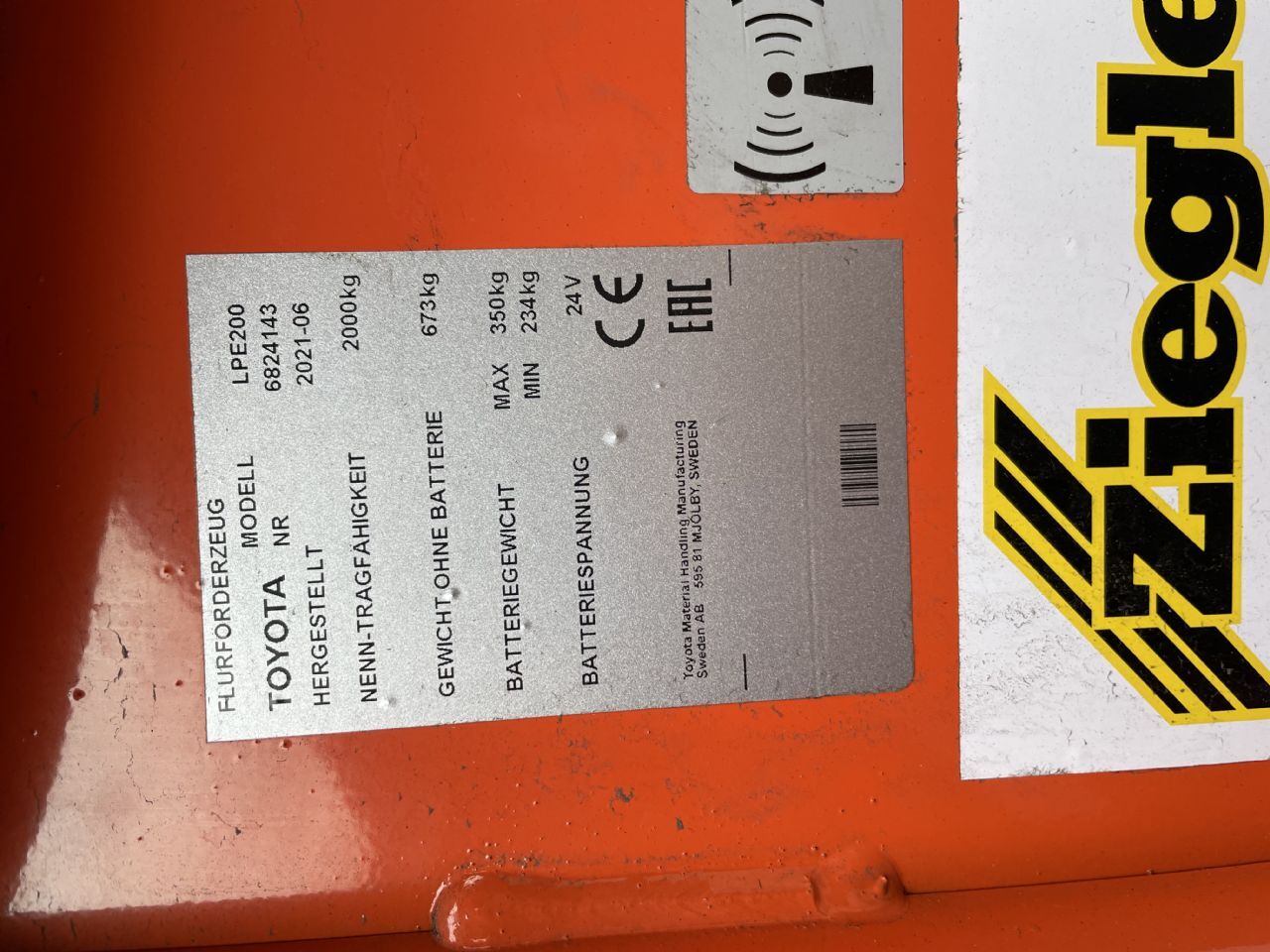 Toyota LPE200 Niederhubwagen – Nr. G012417 – Bild 6