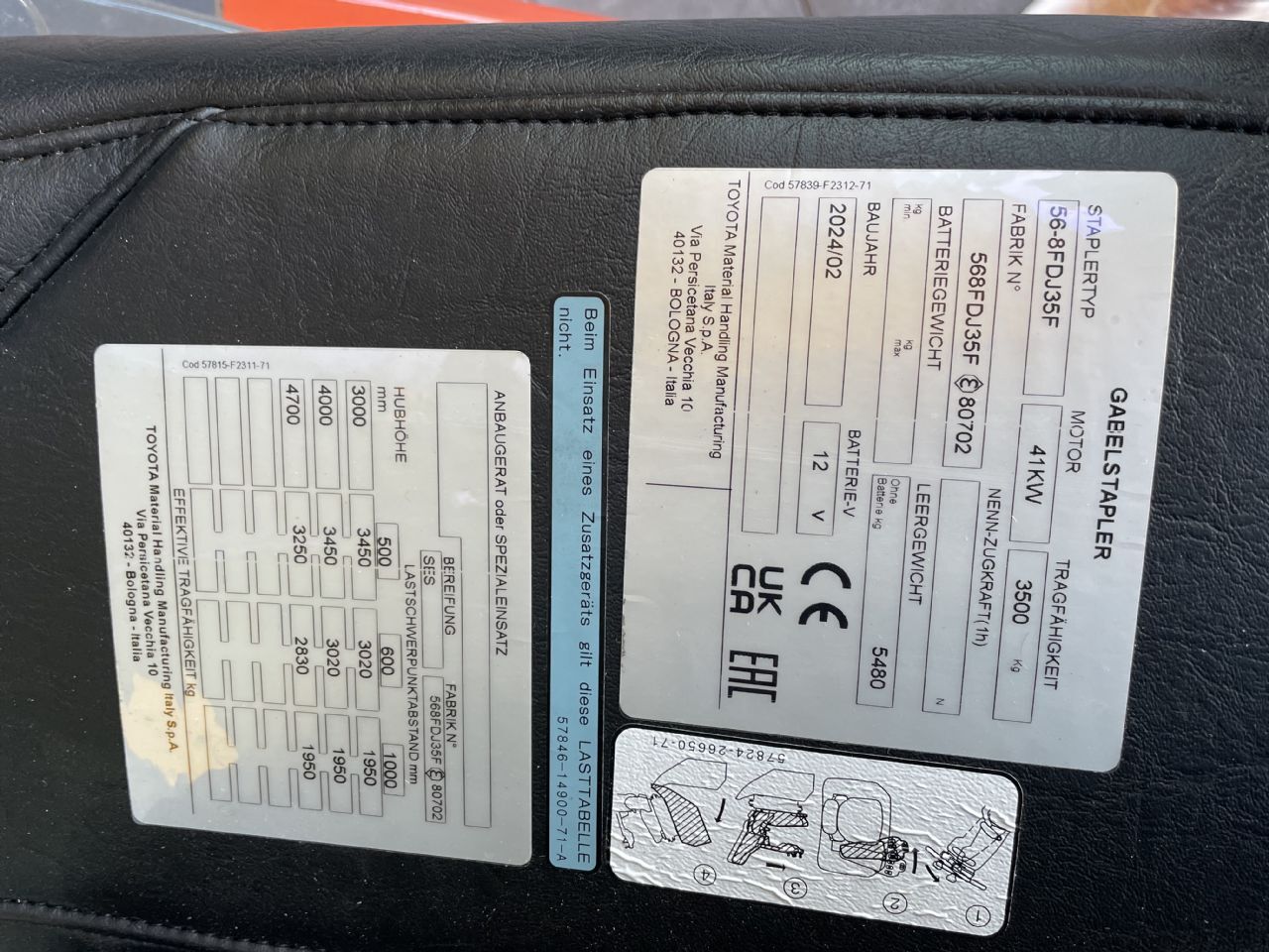 Toyota 56-8FDJ35F Dieselstapler – Nr. G012464 – Bild 9