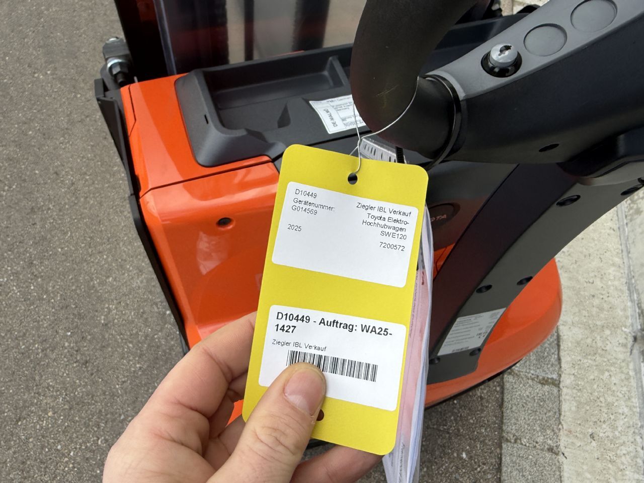 Toyota SWE120 Hochhubwagen – Nr. G014569 – Bild 6