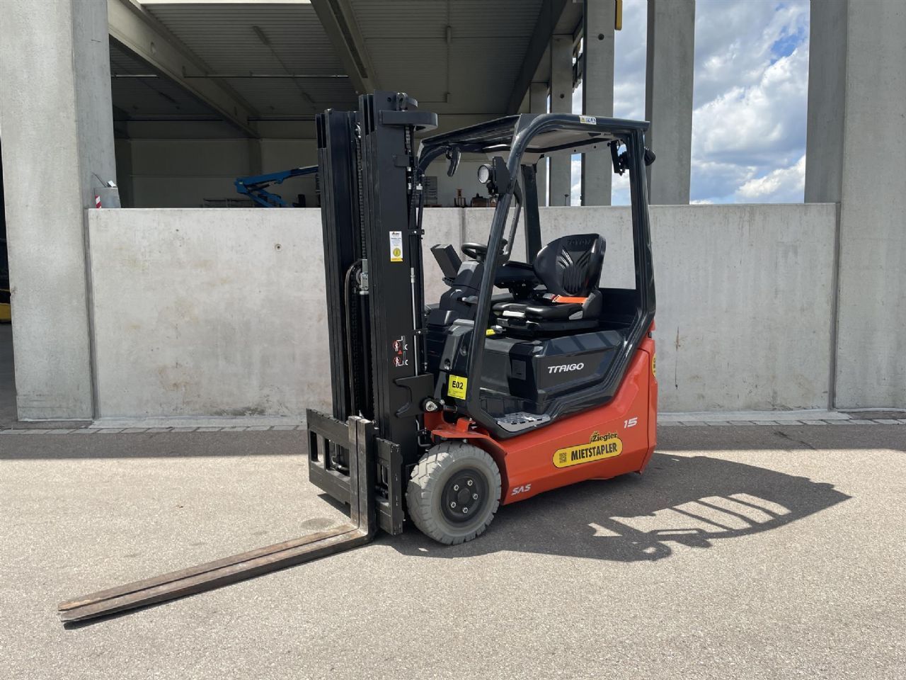 Toyota 9FBE15T Elektro 3 Rad-Stapler – Nr. G014619