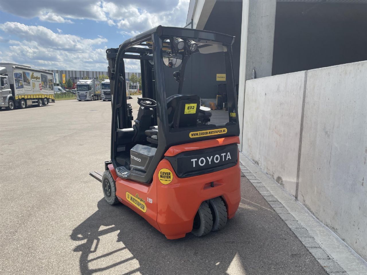 Toyota 9FBE15T Elektro 3 Rad-Stapler – Nr. G014619 – Bild 3