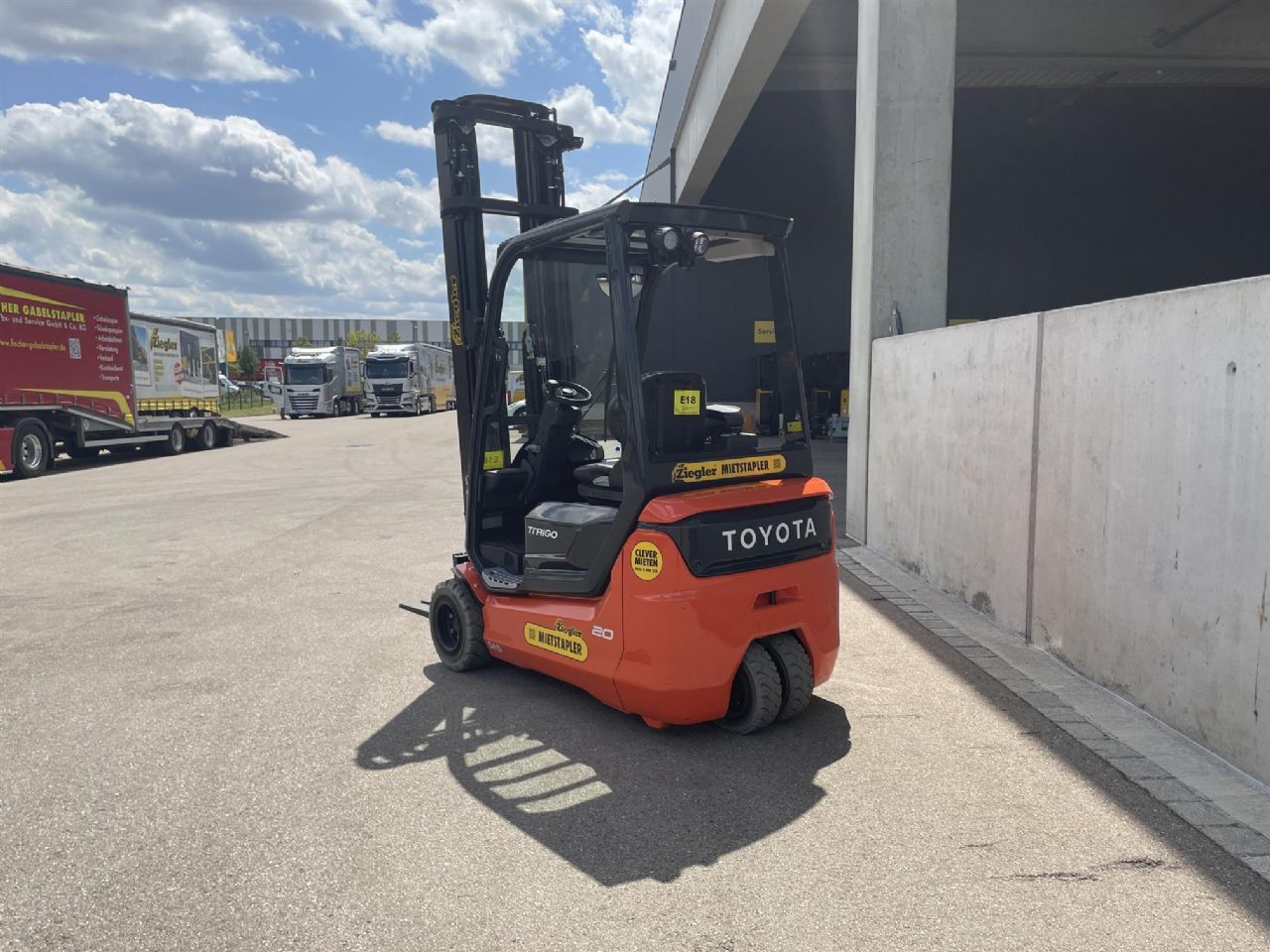 Toyota 9FBE20T Elektro 3 Rad-Stapler – Nr. G014621 – Bild 3